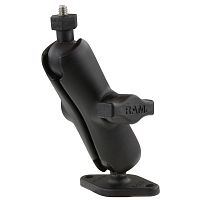 RAM-B-238-379U-252025 RAM Tough-Ball крепление с 1/4" -20 резьбовым шпилькой и ромбом
