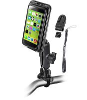 RAM-B-149Z-AQ7-2-I5 аквабокс RAM для Apple iPhone 5 с мото креплением, муфта 95 мм шары 25 мм (1")