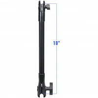 RAP-CB-201-18U 46 см (18") штанга RAM, полумуфты под шары 25 мм (1") и 38 мм (1,5")