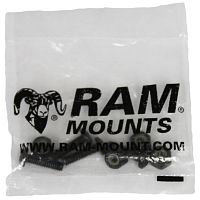 Винты и гайки RAM #8-32 x 5/8", комплект 4 шт, цвет черный (RAM-HAR-MET-TAB1U)