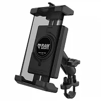 Крепление для телефона RAM® Quick-Grip™ Pro XL с основанием U-образного болта на руле — среднее RAM-B-149Z-PD7U