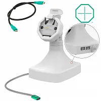 Док-станция GDS® Uni-Conn™ Powered Tilt & Swivel с USB-C + Data - серая (RAM-GDS-DOCK-D14-U3C-2A-GRY)