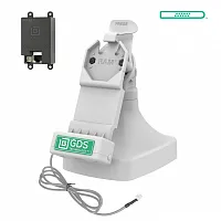 Док-станция GDS® Uni-Conn™ Tilt & Swivel с PoE - серая RAM-GDS-DOCK-D14-U1E-GRY