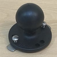 RAM-202U-WCT шар 38 мм (1,5") с круглым основанием 2,5 + крепления в Т-паз, алюминий