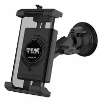 Крепление для телефона RAM® Quick-Grip™ Pro XL с присоской Twist-Lock™ RAM-B-166-PD7U